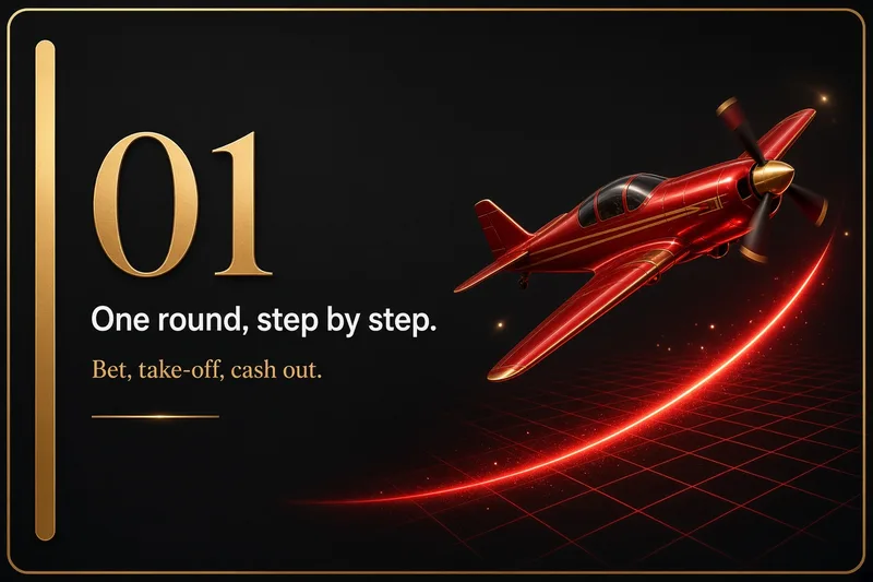 Aviator round explained step by step: bet, take-off, cash out, crash