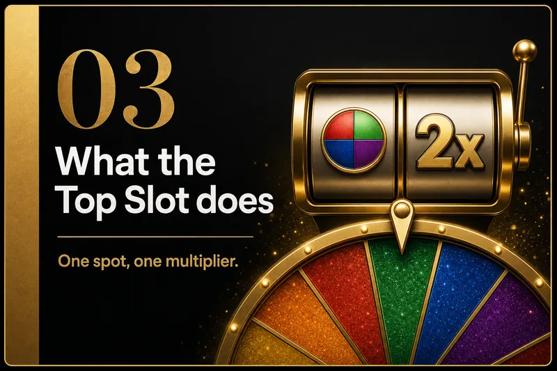 What the Crazy Time Top Slot does: one bet spot, one multiplier