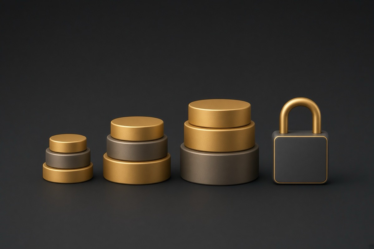 Stepped blocks showing how the eSewa transaction limit rises with KYC verification